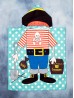 Kids Pirate Patterned Hoodie Towel